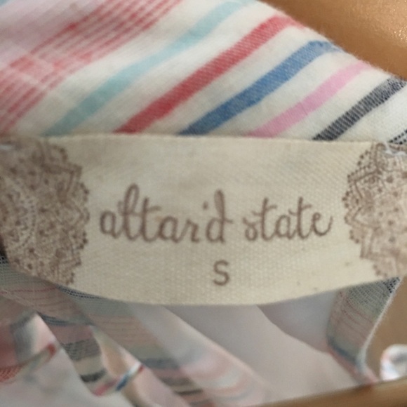 ALTAR’D STATE Striped Halter Dress Size S - Picture 3 of 4